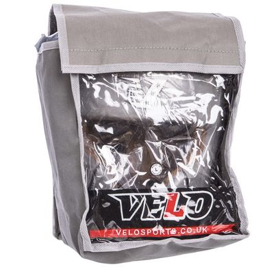 Кожаный боксерский шлем с полной защитой черный VELO VL-2219