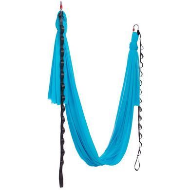 Гамак для йоги зі стропами Antigravity Yoga Zelart DH6026-1 колір салатовий