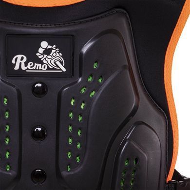 Моточерепаха мотозащита детская Remo RB4 размер S цвет черный-оранжевый