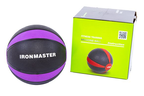 Мяч медбол IronMaster 2кг d=19см IR97801F-2
