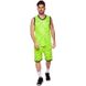 Форма баскетбольная мужская Lingo Camo салатовая LD-8003, 160-165 см