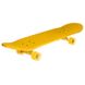 Скейтборд в сборе желтый со светящимися колесами LUKAI SK-1245-1, Жёлтый