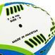Мяч для регби SOCCER STAR R-5341-3 №3 белый-синий-салатовый