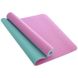 Коврик для йоги и фитнеса Yogamat TPE 4мм двухслойный FI-1515 , Фиолетовый