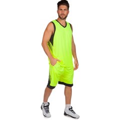 Форма баскетбольная мужская Lingo салатовая LD-8017, 160-165 см