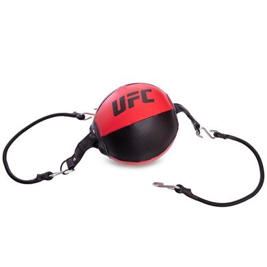 Груша подвесная пневматическая Круглая на растяжках UFC d-20см UHK-69749, Красный