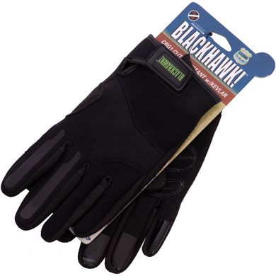 Тактические перчатки с закрытыми пальцами BLACKHAWK BC-4924 (OF), L Черный