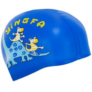 Шапочка для плавання дитяча YINGFA K0012 колір рожевий-жовтий