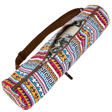 Сумка для йога коврика 15х65см Yoga bag KINDFOLK FI-8365-1, Оранжевый