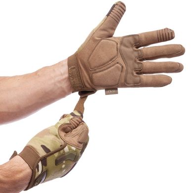 Тактические перчатки с закрытыми пальцами MECHANIX MPACT BC-5622, L Камуфляж