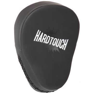 Лапа боксерская изогнутая тренировочная PU HARD TOUCH BO-4457 цвет черный-красный