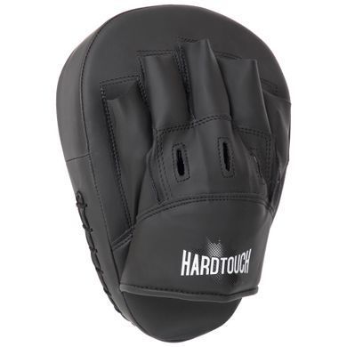 Лапа боксерская изогнутая тренировочная PU HARD TOUCH BO-4457 цвет черный-красный