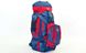 Туристический рюкзак-трансформер 2в1 95 л COLOR LIFE 159, Красно-синий