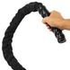 Канат для кроссфита в защитном рукаве Combat Battle Rope Zelart FI-5719-6 6м черный