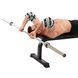 Налокотники для жима компрессионный бинтовой регулируемый ADJUSTABLE ELBOW SLEEVE EZOUS C-08 размер S цвет серый-черный