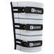 Налокотники для жима компрессионный бинтовой регулируемый ADJUSTABLE ELBOW SLEEVE EZOUS C-08 размер S цвет серый-черный