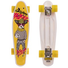 Пенни борд Penny Board круизер пластиковый 22" Zelart HB-13-4 желтый