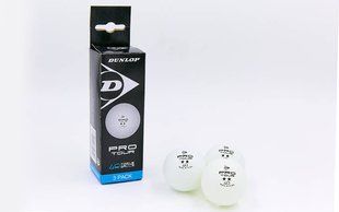 Набір м'ячів для настільного тенісу DUNLOP PRO TOUR 40+ 2star MT-679158 3шт білий