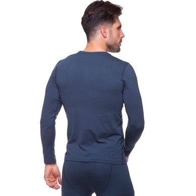 Термобелье мужское футболка с длинным рукавом (лонгслив) синяя CO-8151