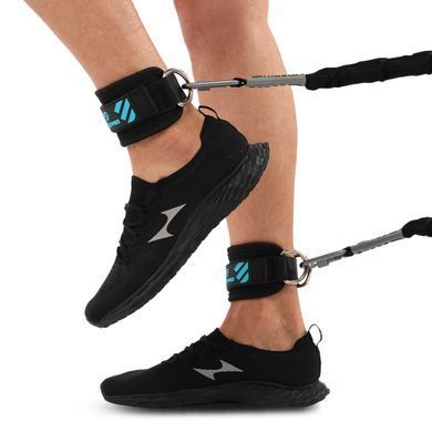 Лямки для ног TRAINING ANKLE STRAPS LiveUp LP8711 2шт черный