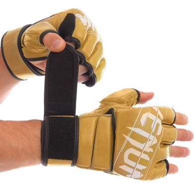 Рукавиці для змішаних єдиноборств MMA VNM VN-0014 розмір L колір червоний