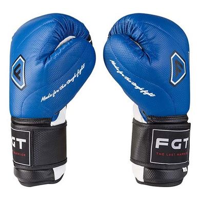 Боксерские перчатки FGT Cristal синие 10 унций FT-2815/102