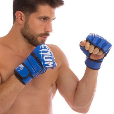 Рукавиці для змішаних єдиноборств MMA VNM VN-0014 розмір L колір червоний