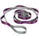 Стрічка стропа з петлями для розтяжки Stretch Strap Zelart FI-0175 колір сірий-салатовий