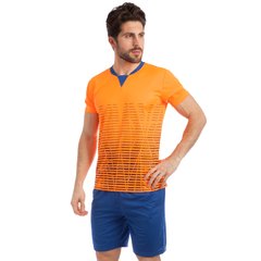 Форма футбольная SP-Sport Vogue оранжево-синяя CO-5021, рост 160-165