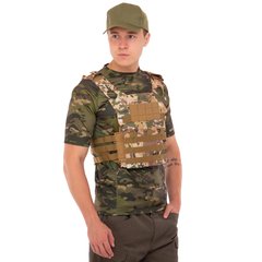 Плитоноска для бронепластин с системой MOLLE Military Rangers ZK-28 цвет камуфляж multicam