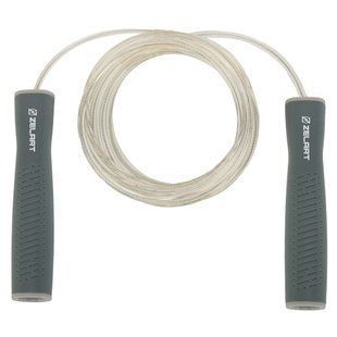 Скакалка скоростная с подшипниками Zelart FI-4880 цвет серый