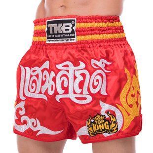 Шорты для тайского бокса и кикбоксинга TOP KING TKTBS-056 размер XL цвет красный
