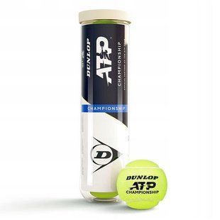 Мяч теннисный Dunlop ATP CHAMPIONSHIP 3шт салатовый 601626