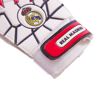 Перчатки футбольные подростковые REAL MADRID FB-0029-04, 6
