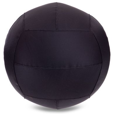 Мяч набивной медицинский для кроссфита WALL BALL Zelart FI-2637-7 7кг черный