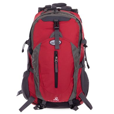 Рюкзак туристический 45 л каркасный (жесткий) COLOR LIFE 825, Красный