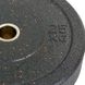 Бамперные диски из структурной резины Bumper Plates RAGGY Record TA-5126-25 51мм 25кг черный черный