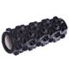 Массажный роллер цилиндр Grid Roller Mini d-10см, l-31см FI-5394, Черный
