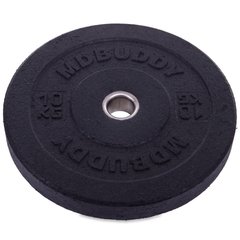 Бамперные диски резиновые Bumper Plates Zelart TA-2676-10 51мм 10кг черный