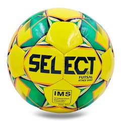 Мяч для футзала №4 ламинированный SELECT ATTACK SHINY ST-8154