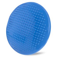 Подушка балансировочная массажная диск балансировочный BALANCE CUSHION Zelart FI-1514 диаметр-38см синий