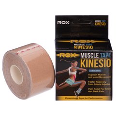 Кинезио тейп для лица и тела Kinesio tape Zelart BC-5503-3_8 размер 5м цвета в ассортименте