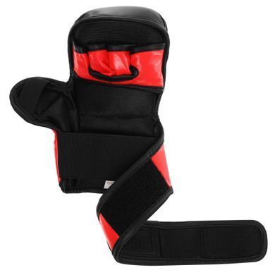 Рукавиці Краби спарингові для MMA Zelart BO-4612 розмір M колір білий-чорний