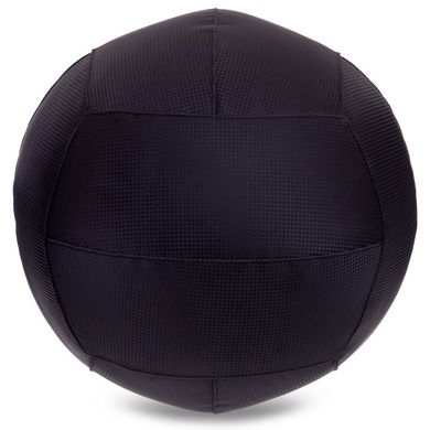 Мяч набивной медицинский для кроссфита WALL BALL Zelart FI-2637-9 9кг черный