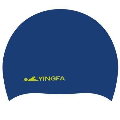 Шапочка для плавання силіконова для дорослих YINGFA C0081 розмір L колір темно-синій