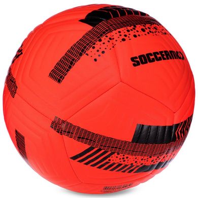 Мяч футбольный HYBRID SOCCERMAX FIFA FB-3113 цвет желтый-бордовый