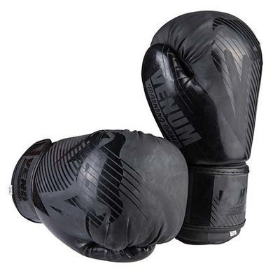 Боксерские перчатки Venum 12 oz черные VM2955/12BL