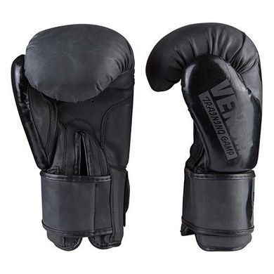 Боксерские перчатки Venum 12 oz черные VM2955/12BL