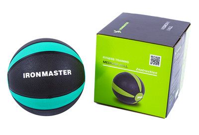 Медбол для кроссфита IronMaster 3кг d=21см IR97801F-3