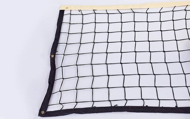 Сетка для волейбола безузловая с тросом размер 9,5 x 1 м C-5640